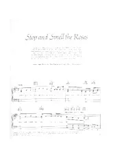 descargar la partitura para acordeón Stop and smell the roses en formato PDF