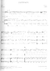 download the accordion score J'attends in PDF format