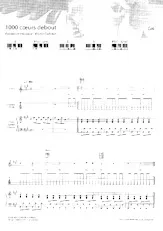 télécharger la partition d'accordéon 1000 cœurs debout au format PDF