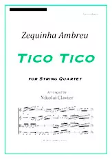 télécharger la partition d'accordéon Tico Tico / No Fubá (String Quartet)  au format PDF