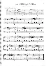 télécharger la partition d'accordéon La Cucarcha / Canção Mexicana (Arrangement  Mario Mascrenhas) au format PDF