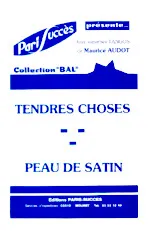 télécharger la partition d'accordéon TENDRES CHOSES au format PDF