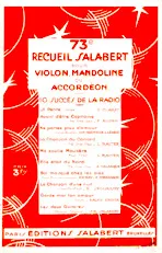 télécharger la partition d'accordéon 73eme Recueil Editions Salabert au format PDF