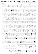 descargar la partitura para acordeón Comme on est heureux quand on danse en formato PDF