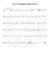 download the accordion score On voudrait des sous (Relevé) in PDF format