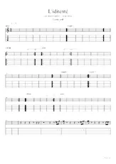 descargar la partitura para acordeón L'iditenté en formato PDF