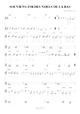scarica la spartito per fisarmonica Souviens toi des Noëls de là bas in formato PDF