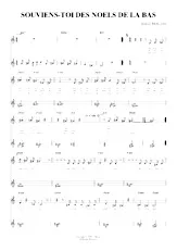 descargar la partitura para acordeón Souviens toi des Noëls de là bas en formato PDF