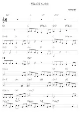 télécharger la partition d'accordéon Félicie aussi (Chant : Fernandel) (Relevé) au format PDF