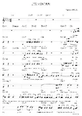download the accordion score J' te mentirais (Relevé) in PDF format