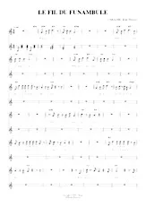 download the accordion score Le fil du funambule in PDF format