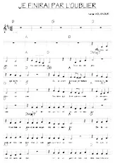 download the accordion score Je finirai par l'oublier (Relevé) in PDF format