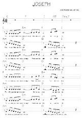 scarica la spartito per fisarmonica Joseph in formato PDF