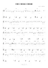 download the accordion score Oh Chéri Chéri in PDF format