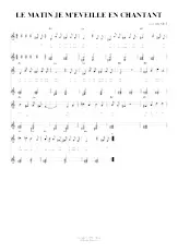 download the accordion score Le matin je m'éveille en chantant (Relevé) in PDF format