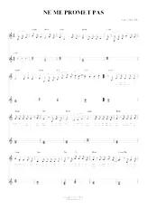 download the accordion score Ne me promet pas (Relevé) in PDF format
