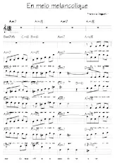 scarica la spartito per fisarmonica En mélo mélancolique (Relevé) in formato PDF