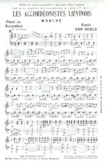 télécharger la partition d'accordéon Les accordéonistes Liévinois (Orchestration Complète) (Marche) au format PDF