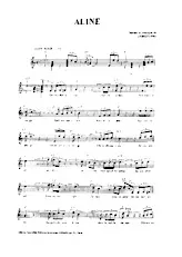 download the accordion score Aline   in PDF format