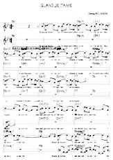 descargar la partitura para acordeón Quand je t'aime (Relevé) en formato PDF