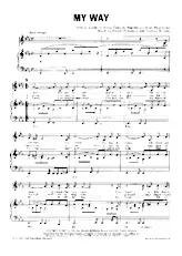 descargar la partitura para acordeón My Way (Comme d'habitude) en formato PDF