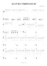 download the accordion score Allo Mr L'ordinateur in PDF format