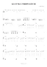 descargar la partitura para acordeón Allo Mr L'ordinateur en formato PDF