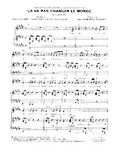 download the accordion score Ça va pas changer le monde (Parappa pa) in PDF format