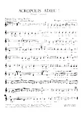 download the accordion score Acropolis Adieu (Chant : Mireille Mathieu) in PDF format