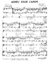 download the accordion score Adieu jolie Candy (Arrangement : Michel Berger) (Chant : Jean-François Michaël) in PDF format