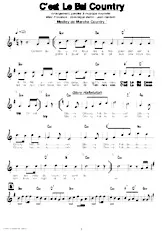 descargar la partitura para acordeón C'est le bal country (Medley de marches country) en formato PDF