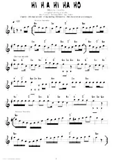 download the accordion score Hi ha hi ha ho (Marche Country) (D'après : Elle descend de la montagne) in PDF format