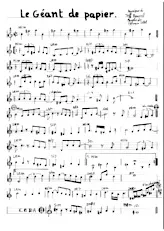 descargar la partitura para acordeón Le géant de papier en formato PDF