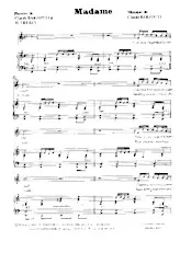 download the accordion score Madame in PDF format