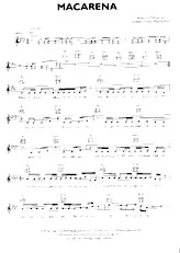scarica la spartito per fisarmonica Macarena (Chant : Los del Rio) in formato PDF
