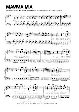 télécharger la partition d'accordéon Mamma Mia (Chant : Abba) au format PDF
