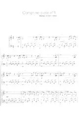 download the accordion score Comptine d'été n°1 in PDF format