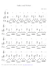 download the accordion score Father and Mother in PDF format