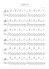 download the accordion score Chidlhood I (Goodbye Lenin) (Transcription : Vaclav Lukas) in PDF format