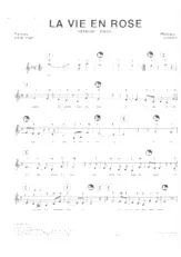 download the accordion score La vie en rose (Version Disco) in PDF format