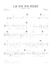 descargar la partitura para acordeón La vie en rose (Version Disco) en formato PDF