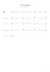 télécharger la partition d'accordéon Amsterdam au format PDF
