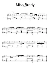 download the accordion score Miss Brady in PDF format