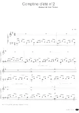 descargar la partitura para acordeón Comptine d'été n°2 en formato PDF