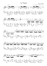 download the accordion score La Plage in PDF format