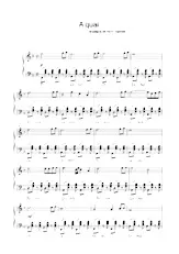 descargar la partitura para acordeón A Quai en formato PDF