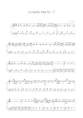 descargar la partitura para acordeón Comptine d'été n°17 en formato PDF