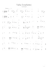 télécharger la partition d'accordéon Valse Israélienne au format PDF