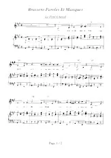 download the accordion score Le petit cheval in PDF format