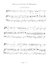 descargar la partitura para acordeón Le petit cheval en formato PDF